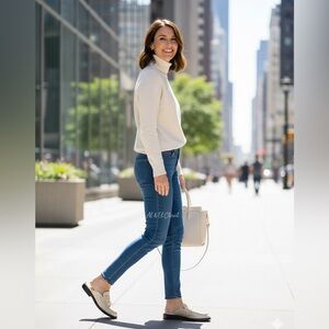 Steve Madden Mulberry Bone Leather Mule Loafers Size 9 | New in Box